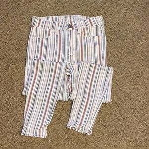 American Eagle striped jeans